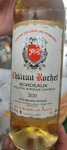 Bordeaux Château Rochet Réserve des Sapeurs Pompiers 2020