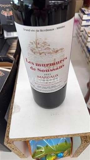 Bordeaux Margaux Soussans Les Murmures de Soussans 2021