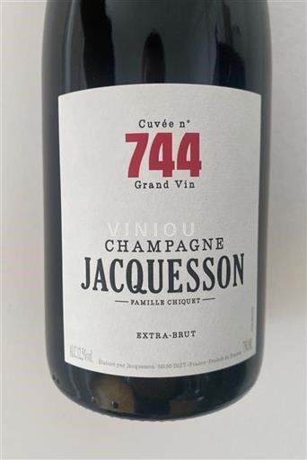Champanhe Jacquesson n°744 Não Sazonado