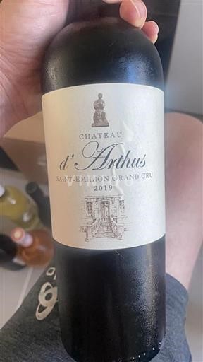 Bordeaux Saint-Émilion Grand Cru Grand Cru Arthus 2019