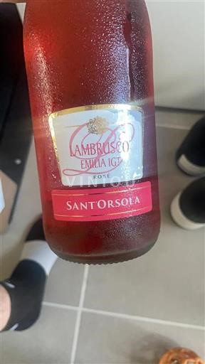 Emilia-Romagna Wines Lambrusco Sant'Orsola Emilia IGT Non-Vintage