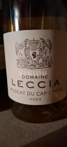 Corsica Muscat del Capo Corso Domaine Leccia Muscat du Cap Corse 2023