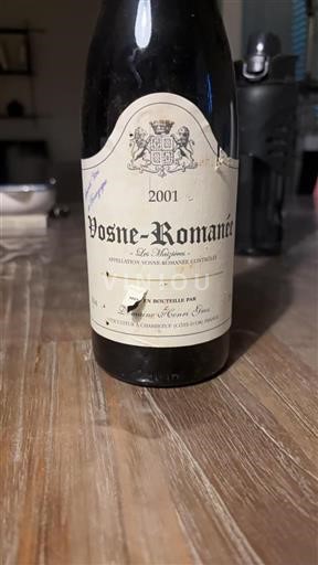 Burgundy Vosne-Romanée Domaine Henri Gros Les Maizières 2001