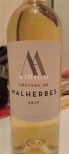 Bordeaux Château Malherbes 2017