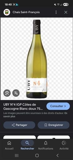Jihozápad Côtes de Gascogne Uby N°4 Neročník