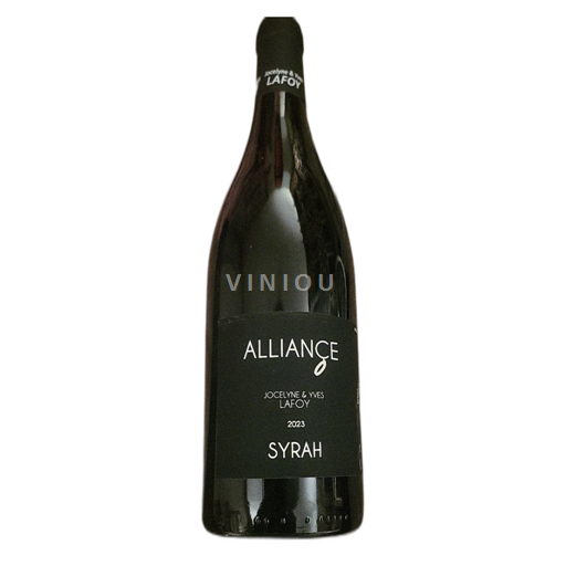 Vin Rouge sec Alliance Jocelyne & Yves Lafoy 2023 France Vallée du Rhône