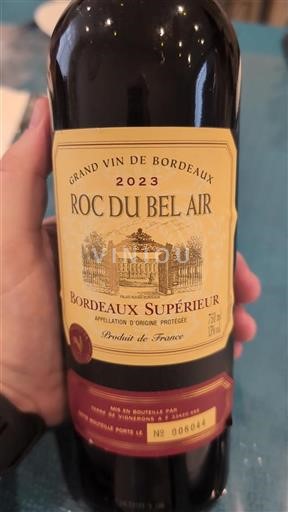 Bordeaux Bordeaux superiore Roc du Bel Air 2023