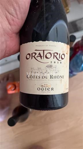 Rhône-dalen Côtes-du-Rhône Ogier Oratorio 2018