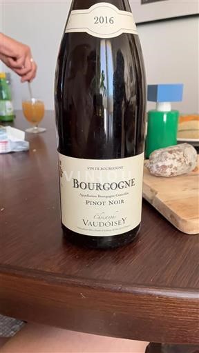 Burgundsko Christophe Vaudoisey 2016