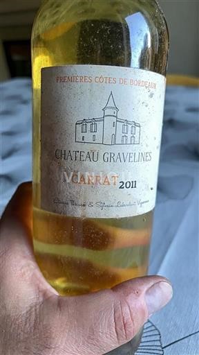 Bordeaux Premières Côtes de Bordeaux Château Gravelines Carrat 2011