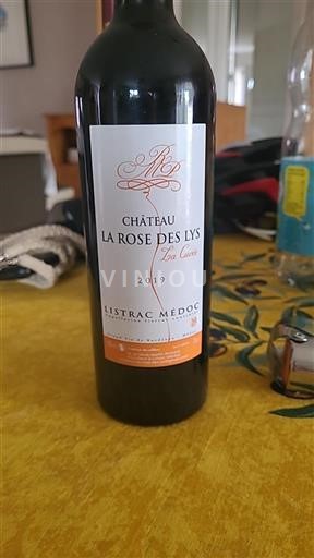 Bordeaux Listrac-Médoc Château La Rose des Lys La 2019