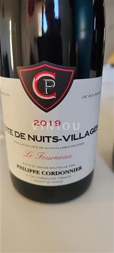 Bourgondië Côte de Nuits Villages Philippe Cordonnier Le Fourneau 2019