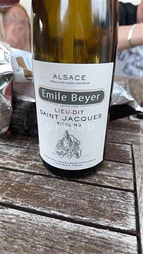 Alsace Grand Cru Emile Beyer Lieu-dit Saint Jacques Non Millésimé