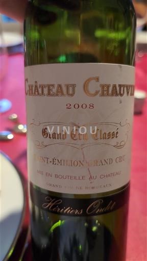 Burdeos Saint-Émilion Gran Cru Grand Cru Château Chauvin 2008