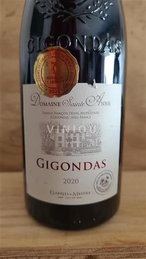 Rhônevallei Gigondas Domaine Sainte Anne 2020