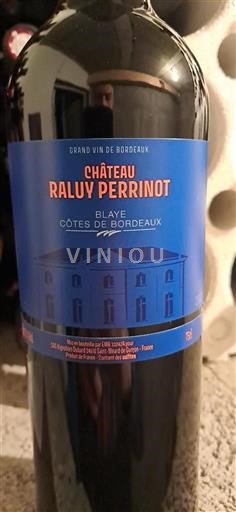 Bordeaux Blaye Côtes de Bordeaux Château Raluy Perrinot Niet-geïntegreerd