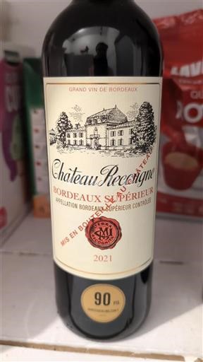 Bordeaux Bordeaux supérieur Château Recougne 2021