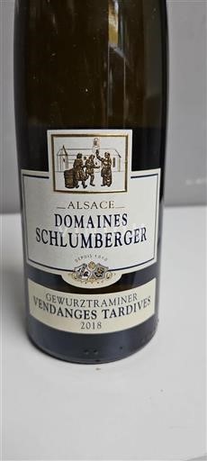 Elzas Vendanges Tardives Domaine S Schlumberger Gewurztraminer Vendanges Tardives 2018