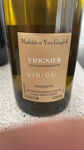Alps and Rhone Valley Rhône Hills Mathilde et Yves Gangloff Viognier 2023