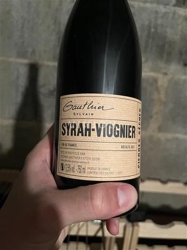 Rhônen laakso Määrittelemätön Gauthier Sylvain Syrah-Viognier 2021