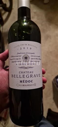 Bordeaux Médoc Cru Bourgeois Château Bellegrave 2019