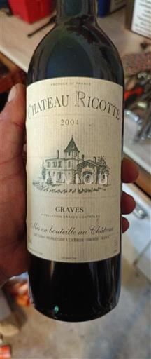 Bordeaux Graves Château Ricotte 2004