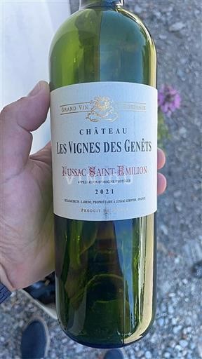 Bordeaux Lussac-Saint-Émilion Château Les Vignes des Genêts 2021