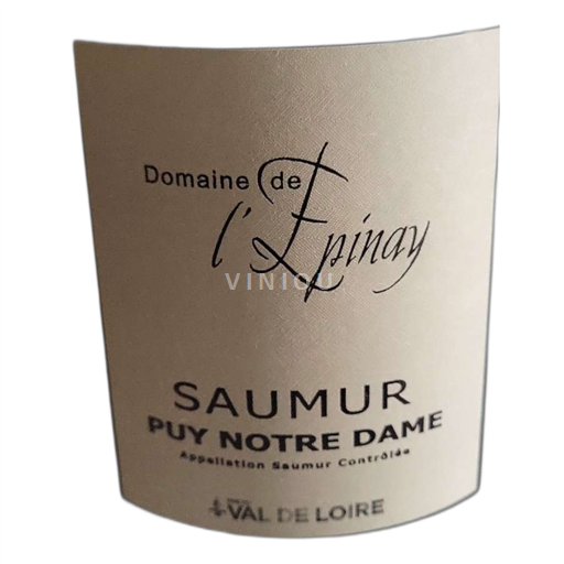 Vallée de la Loire Saumur Domaine de l'Epinay Puy Notre Dame 2022