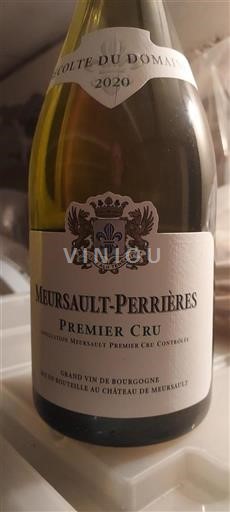 Bourgogne Meursault Premier Cru Château Meursault 2020