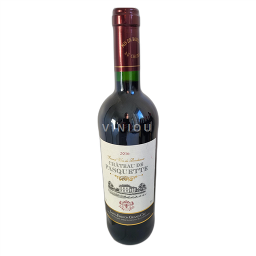 Burdeos Saint-Émilion Gran Cru Château Pasquette 2016