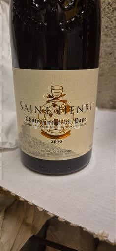 Rhônedalen Châteauneuf-du-Pape Saint Henri 2020