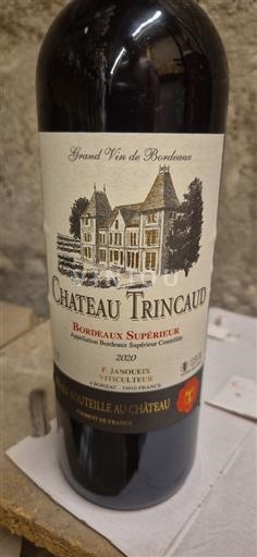 Bordeaux Bordeaux Supérieur Château Trincaud 2020
