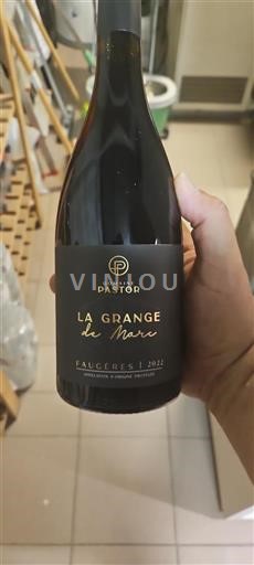 Vin Rouge sec La Grange de Marc Domaine Pastor 2022 France Languedoc Faugères