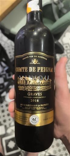 Bordeaux Graves Comte de Peignac 2016
