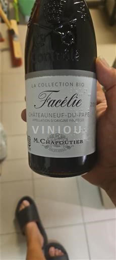 Rhônedalen Châteauneuf-du-Pape M. Chapoutier Facélie 2018