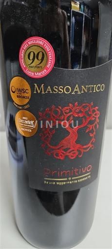 Apulia Puglia Masso Antico Primitivo 2021
