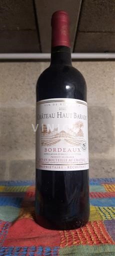 Bordeaux Château Haut Barade 2021