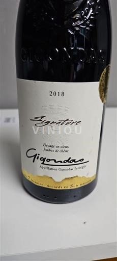 Vallée du Rhône Gigondas Gigondas La Cave Signature 2018