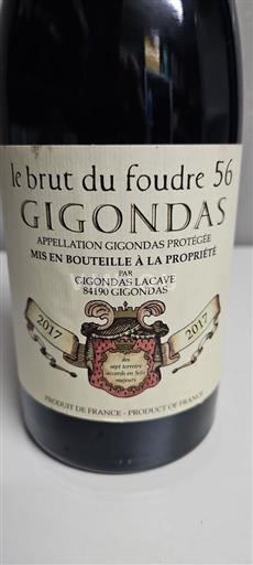 Vallée du Rhône Gigondas Gigondas LaCave Le Brut du Foudre 56 2017