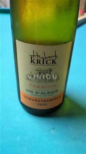 Alsácia Não especificado Hubert Krick Terroir 2020