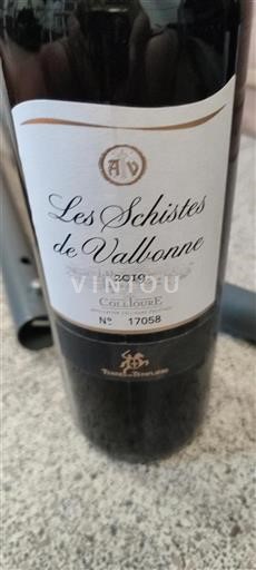 Roussillon Collioure Terre des Templiers Les Schistes de Valbonne 2019