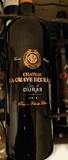 Sudoeste Côtes de Duras Château La Grave Béchade 2015