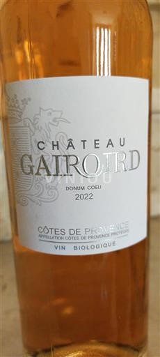 Provence Côtes de Provence Château Gairoird Donum Coeli 2022