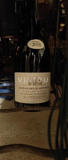 Valle della Loira Saint-Nicolas-De-Bourgueil Le Clos des Quarterons Vieilles Vignes 2018