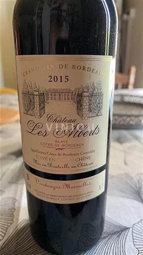 Bordeaux Blaye-Côtes-de-Bordeaux Château Les Alberts 2015