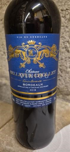 Bordeaux Château Bellevue Cholet Quintessence 2018