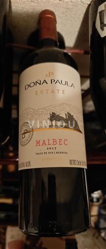 Mendoza Vale de Uco Doña Paula Estate 2017
