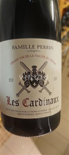 Vin Rouge sec Les Cardinaux Famille Perrin 2019 France Vallée du Rhône