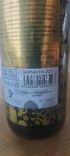 Aragon Calatayud Bodegas Langa Garnacha 2021