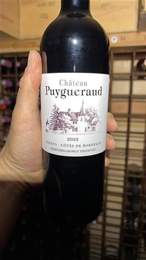 Bordeaux Francs-Côtes-de-Bordeaux Château Puygueraud 2022